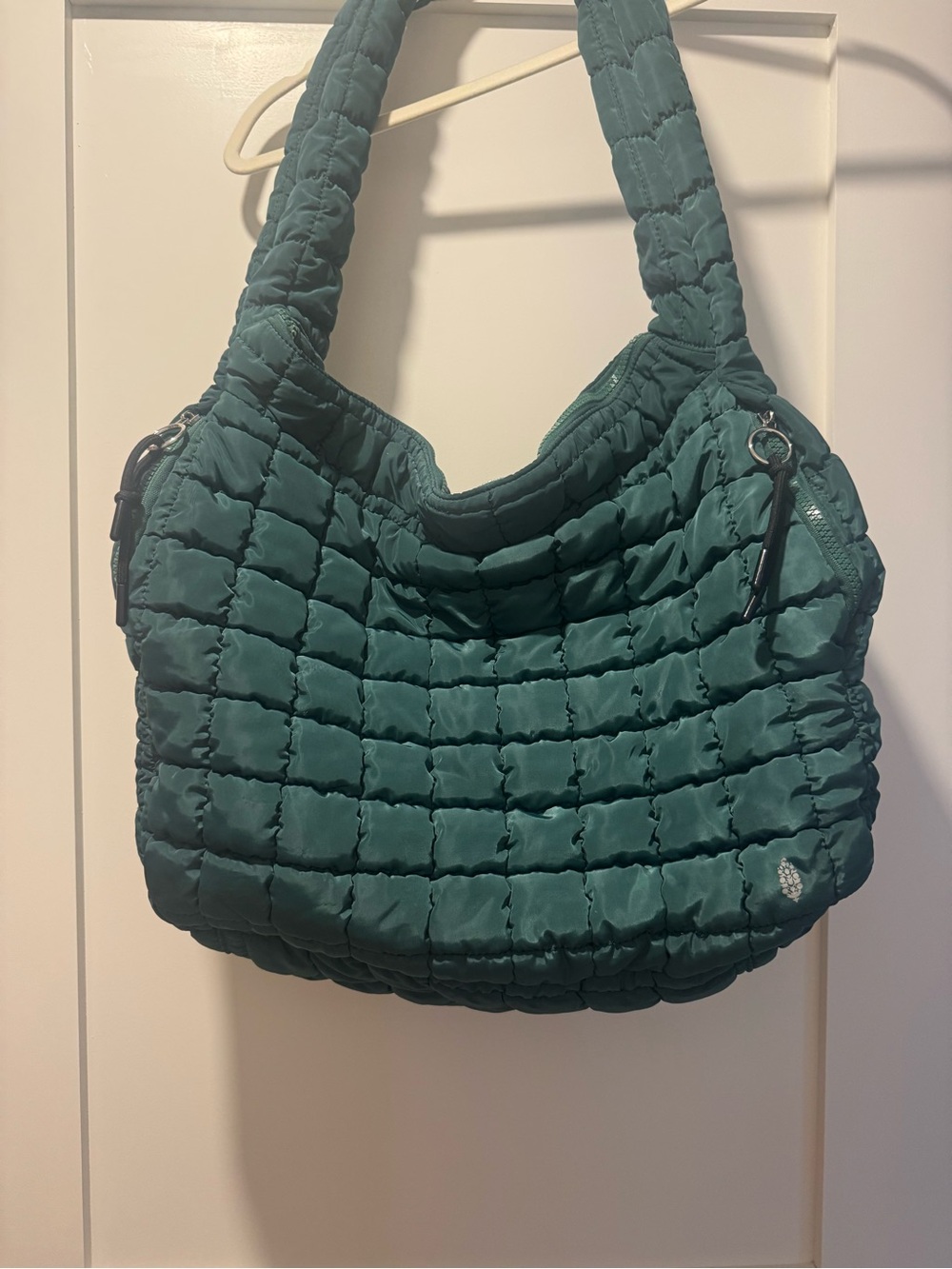 Free People Movement Quilted Carryall Bag in Evergreen